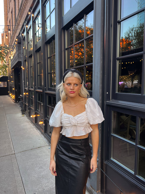 In My Feelings Satin Top